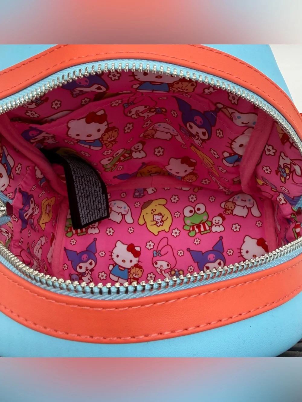 Loungefly Hello Kitty & Tiny Chum Teddy Bear Sherpa Appliqué Backpack NWT